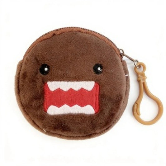 Kawaii Cute Domo Kun Plush Keychain Anime Keyring Charm for Bag Keys Gift Collection