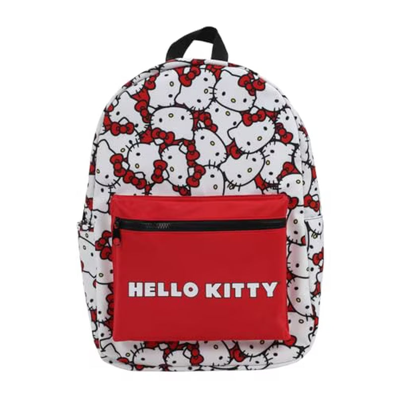 Sanrio Hello Kitty Head Toss AOP with Hello Kitty Verbiage Travel Backpack