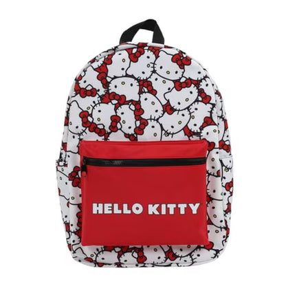 Sanrio Hello Kitty Head Toss AOP with Hello Kitty Verbiage Travel Backpack